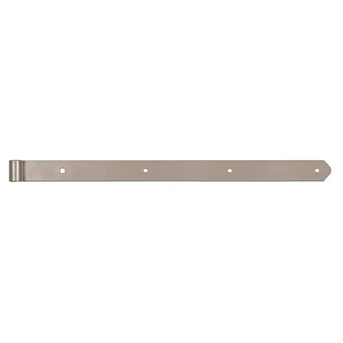 GAH Alberts Ladenband Duravis® - L x B: 600 x 40 mm, Stärke: 5 mm, Verzinkt, Perlbeige - Vorderansicht