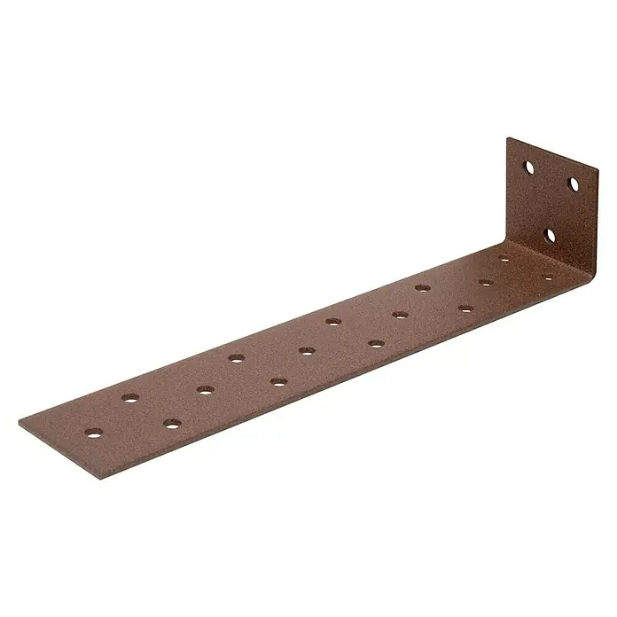 GAH Alberts Beton-Flachstahlanker Duravis® - L x B x H: 205 x 40 x 40 mm, Braun - Diagonale Ansicht