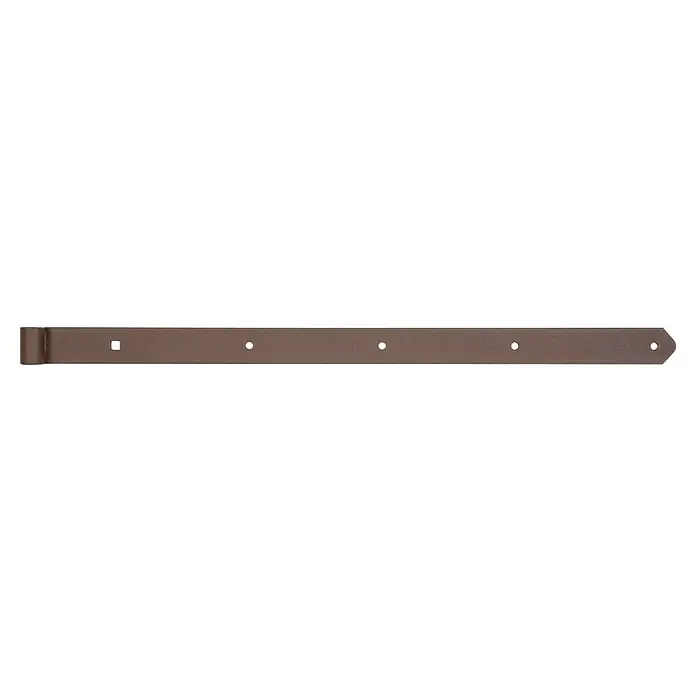 GAH Alberts Ladenband Duravis® - L x B: 800 x 45 mm, Stärke: 5 mm, Verzinkt, Rostbraun - Vorderansicht