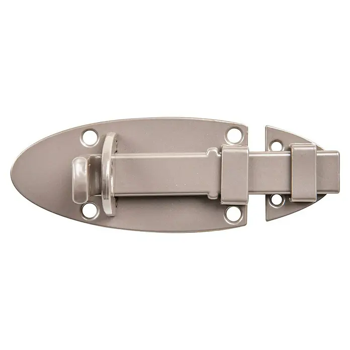 GAH Alberts Schieberiegel Duravis® - L x B: 90 x 44 mm, Perlbeige - Vorderansicht