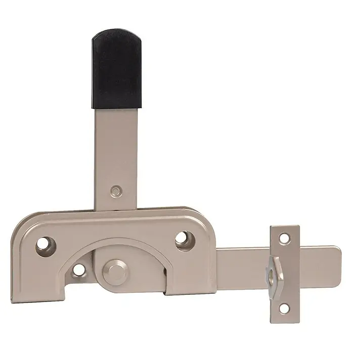 GAH Alberts Gartentorfalle Duravis® - L x B x H: 195 x 160 x 17 mm, Perlbeige - Vorderansicht