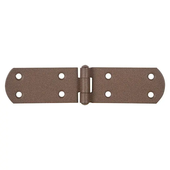 GAH Alberts Bisagra perforada Duravis® - L x An x Es: 156 x 35 x 2 mm, Marrón óxido - Vista frontal