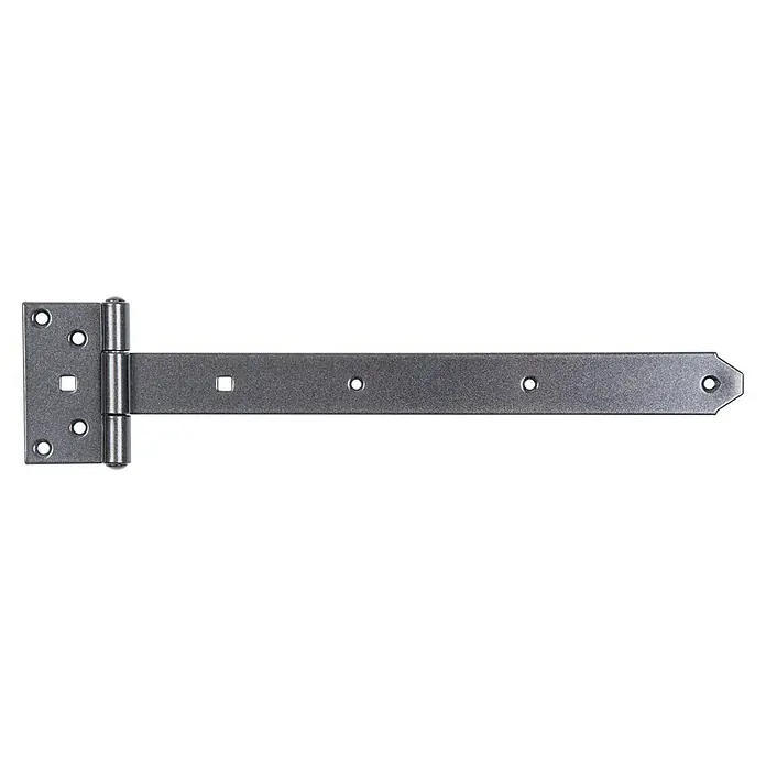 GAH Alberts Bisagra en T Duravis® - L x Al: 391 x 40 mm, Acero, Diamante negro - Vista frontal