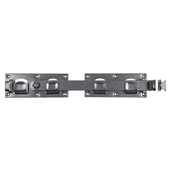 GAH Alberts Doppeltorüberwurf Duravis® - L x B x H: 423 x 70 x 58 mm, Schwarzdiamant - Vorderansicht
