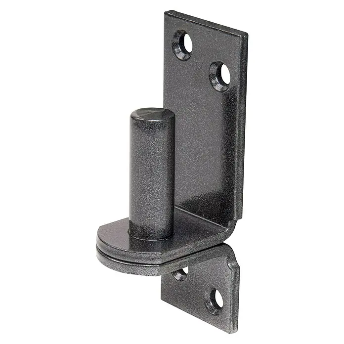 GAH Alberts Kloben Duravis® - Höhe: 115 mm, Durchmesser Dorn: 16 mm, Abstand Dorn bis Platte: 13 mm, Schwarz - Diagonale Ansicht