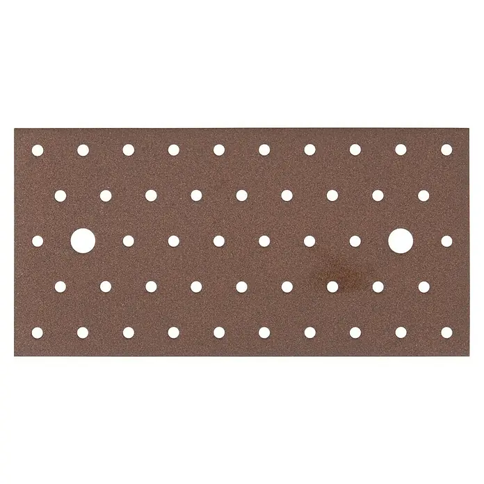 GAH Alberts Placa perforada - L x An x Es: 200 x 100 x 2 mm, Marrón - Vista frontal