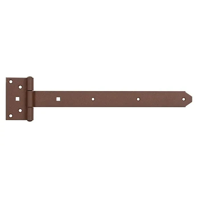 GAH Alberts Bisagra en T Duravis® - L x Al: 391 x 40 mm, Acero, Marrón óxido - Vista frontal