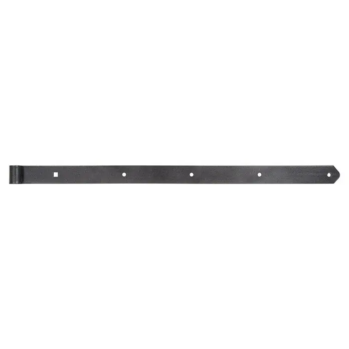 GAH Alberts Ladenband Duravis® - L x B: 800 x 45 mm, Stärke: 5 mm, Verzinkt, Schwarzdiamant - Vorderansicht