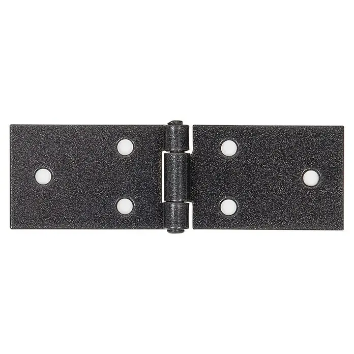 GAH Alberts Bisagra larga Duravis® - L x An x Es: 101 x 32 x 1,5 mm, Diamante negro, Zincado - Vista frontal