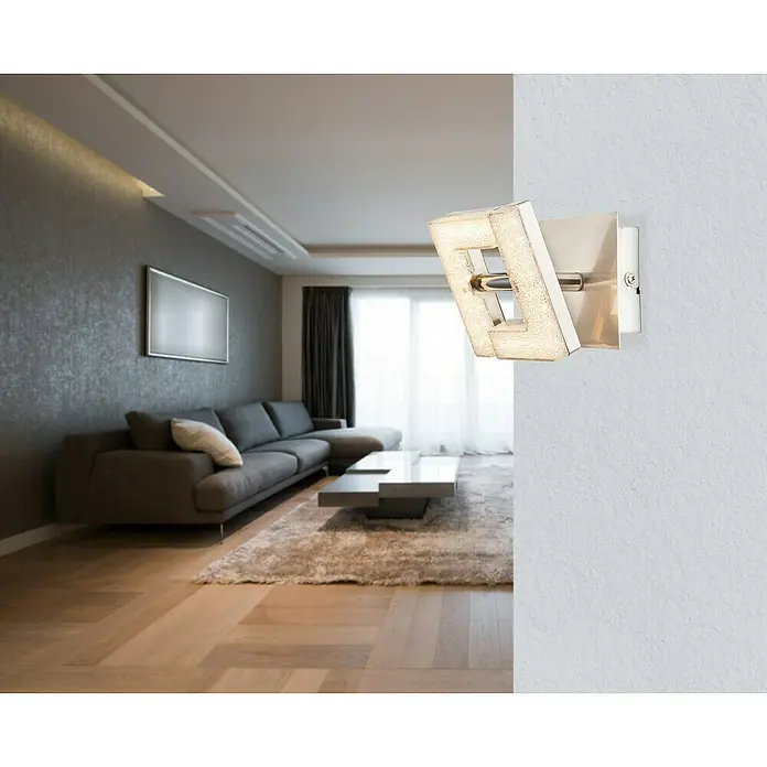 Tween Light LED-Deckenstrahler Square Crystal - 4 W, Warmweiß - Wandleuchte mit einzigartigem, modernem Design. Die Leuchte sorgt für angenehmes Licht und ist ein echter Hingucker an jeder Wand.