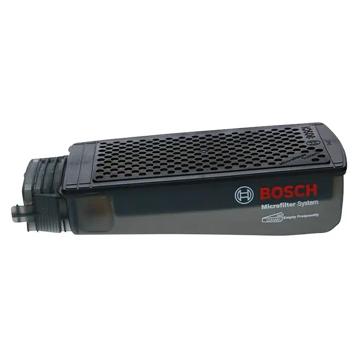 Bosch Filtro de polvo HW3 - Plástico, Específico para: Lijadora PEX 400 AE - Vista de perfil izquierdo