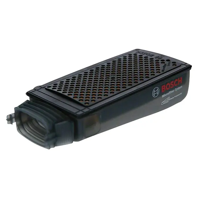 Bosch Filtro de polvo HW3 - Plástico, Específico para: Lijadora PEX 400 AE - Vista angular