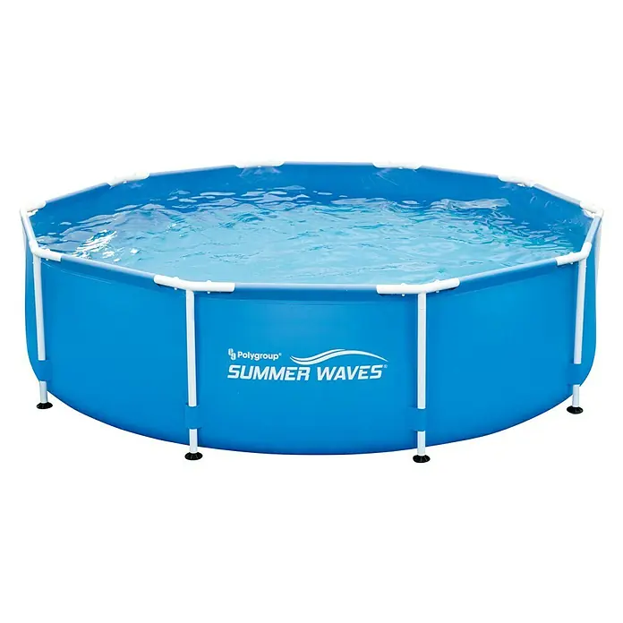 Piscina Frame Summerwaves - Ø x Al: 305 x 76 cm, 3.982 l, Azul - Vista frontal