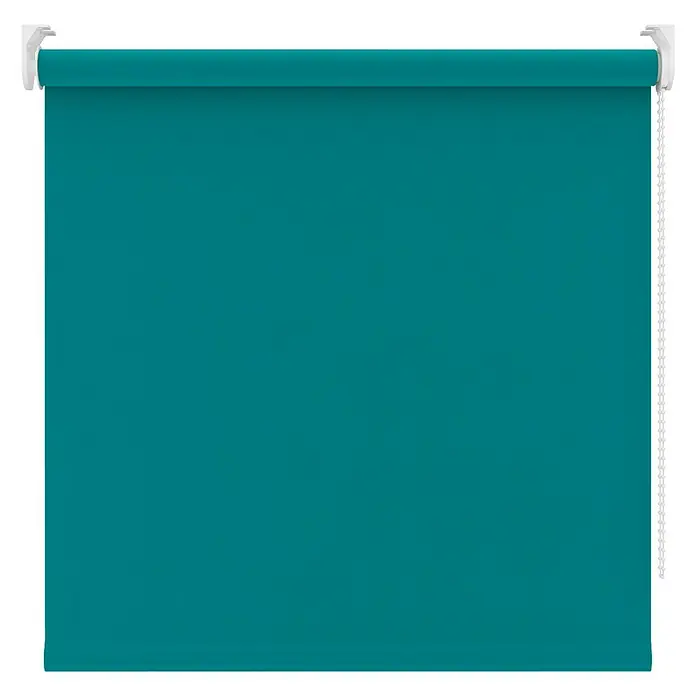 Expo Ambiente Rolgordijn Uni verduisterend - b x h: 180 x 190 cm, Turquoise - Vooraanzicht