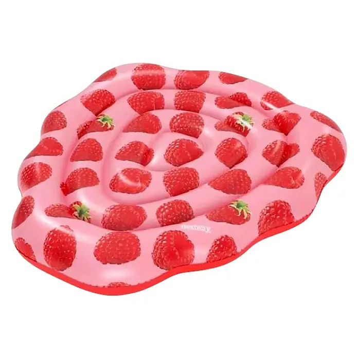 Bestway Zračni madrac na napuhavanje Raspberry - 152 x 140 x 25 cm - Dijagonalni pogled