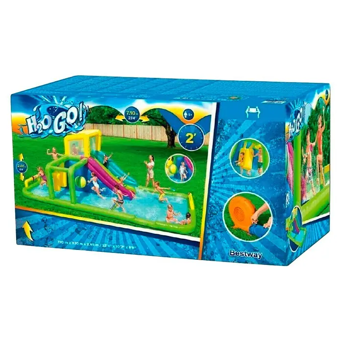 Bestway Vodeni tobogan  Water Park - 710 x 310 x 265 cm - Dijagonalni pogled