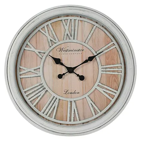 Reloj de pared redondo números romanos