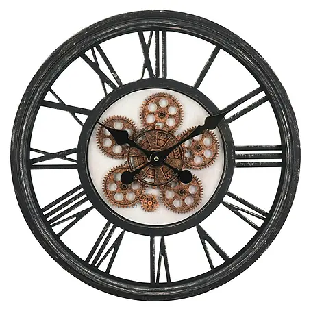 Reloj de pared redondo números romanos