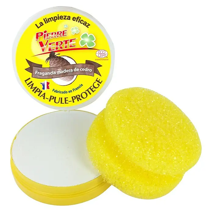Esponja de limpieza manual Pierre Verte - Cedro, 200 g - Vista angular