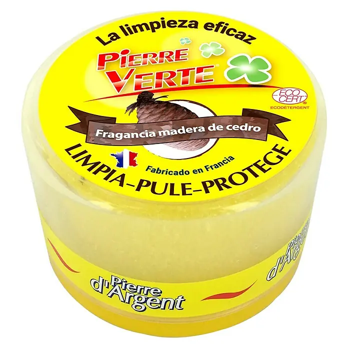 Esponja de limpieza manual Pierre Verte - Cedro, 200 g - Vista angular
