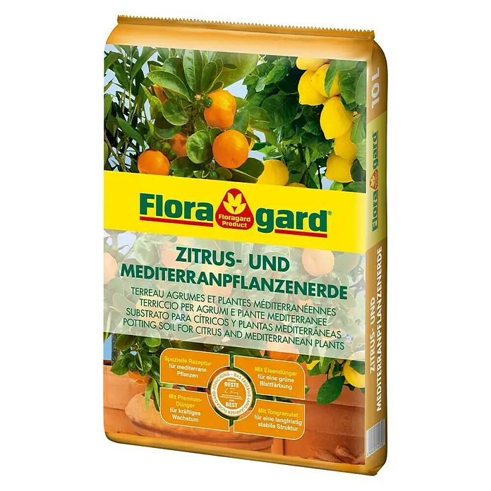 Floragard Zitruspflanzenerde - 10 l - Vorderansicht