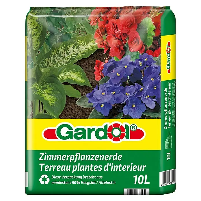 Gardol Zimmerpflanzenerde - 10 l - Vorderansicht