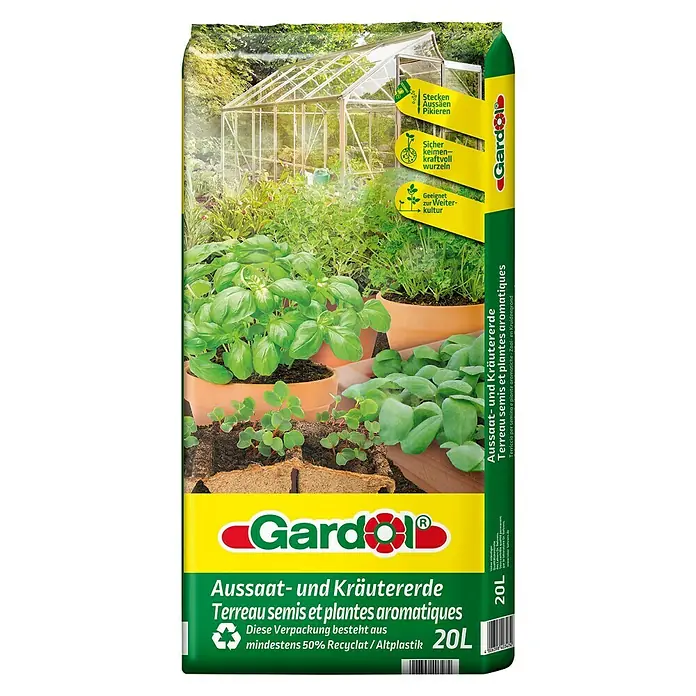 Gardol Aussaat- & Kräutererde - 20 l - Vorderansicht