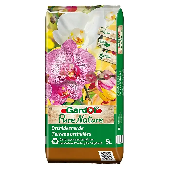 Gardol Pure Nature Orchideenerde - 5 l - Vorderansicht