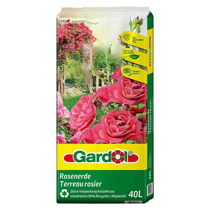 Gardol Rosenerde - 40 l - Vorderansicht