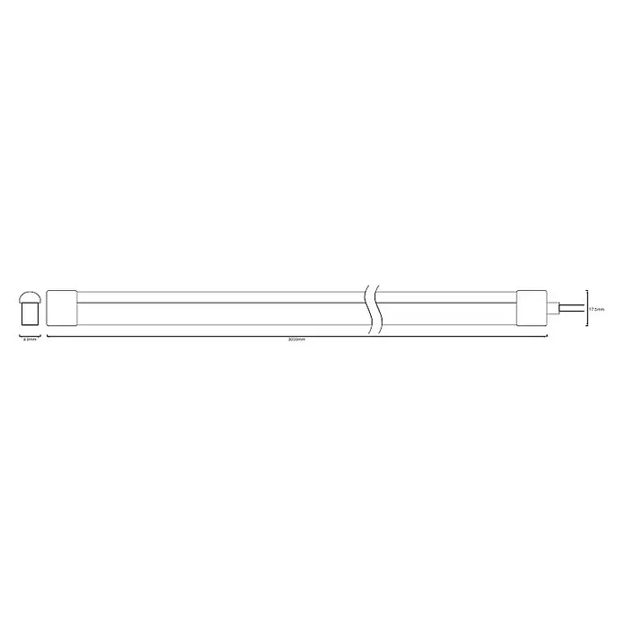 Ledvance Smart+ WiFi Smart-LED-Band Flex - Länge: 3 m, RGBW, 15 W - Skizze