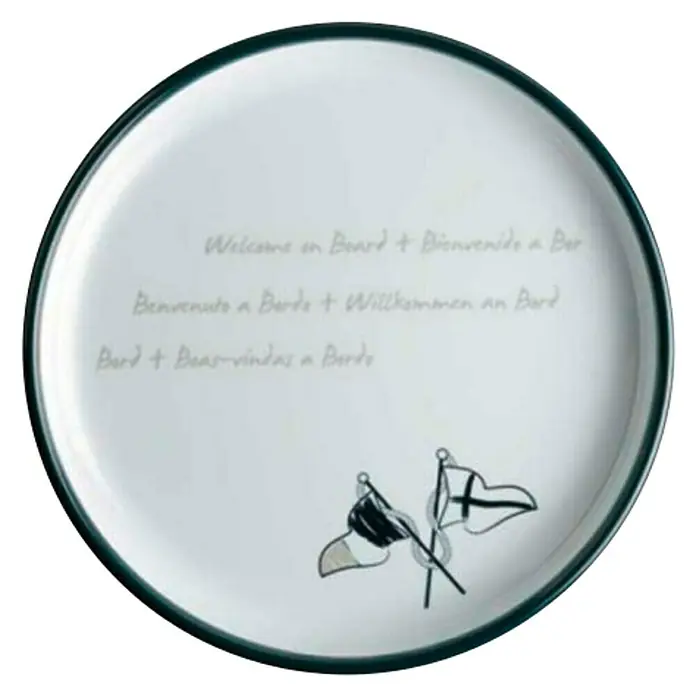 Marine Business Welcome on Board Plato redondo - Diámetro: 21 cm, 6 uds. - Vista frontal