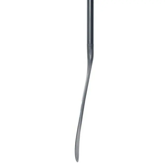 SUP-veslo Angle - 175 cm - 215 cm, Aluminij, Crno-plave boje - Detaljan prikaz hokejaške palice, ističući zakrivljenost i dizajn oštrice. Izvrsno za sportaše koji traže preciznost.