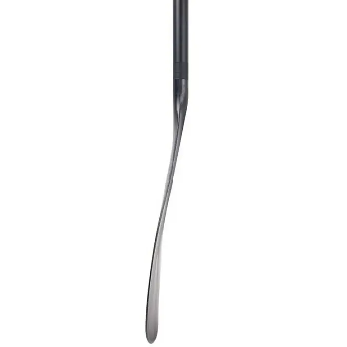SUP-veslo Angle Travel - 175 cm - 215 cm, Plastika ojačana staklenim vlaknima (GfK), Crno-žute boje - Detaljan prikaz elegantnog hokejaškog štapa tamne boje, ističući njegovu krivulju i moderan dizajn.
