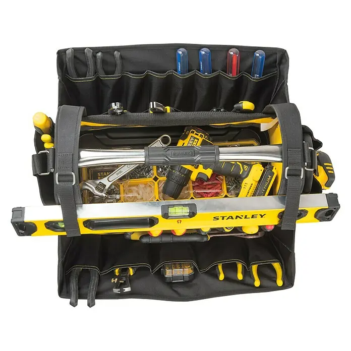 Stanley FatMax Gereedschapstas FMST1-80146 - b x d x h: 50 x 30 x 36 cm, Zwart, Geel - Top-down weergave