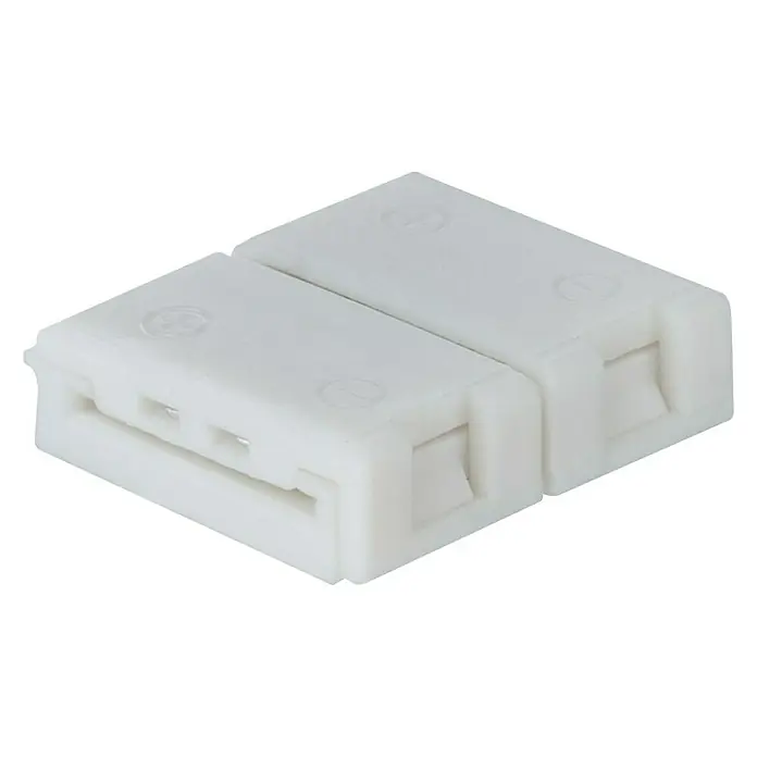 Paulmann Conector clip-to-clip YourLED ECO - 14 x 13,5 x 6 mm, 2 ud., Plástico - Vista angular
