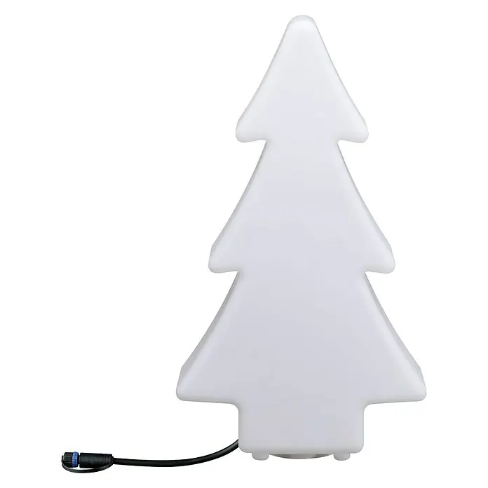 Paulmann Plug & Shine LED-Dekoleuchte Tree - 2,8 W, Weiß, L x B x H: 14 cm x 28 mm x 49 cm - Vorderansicht