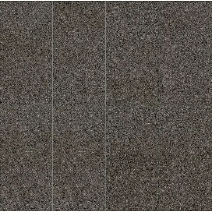 Art-Tec by Palazzo Porceláncserép - Csillogó - Négyzetes nézet nyolc sötét padlólapról durva textúrával, modern és robusztus dizájnt kínálva belső terekhez.