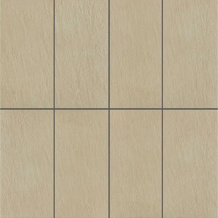 Art-Tec by Palazzo Porculanska pločica - 30 x 60 cm, Kremasto, Mat, Strukturirano - Porculanske gres pločice u toploj bež boji s suptilnim zrncima i tamnim fugama za moderan i elegantan ambijent.