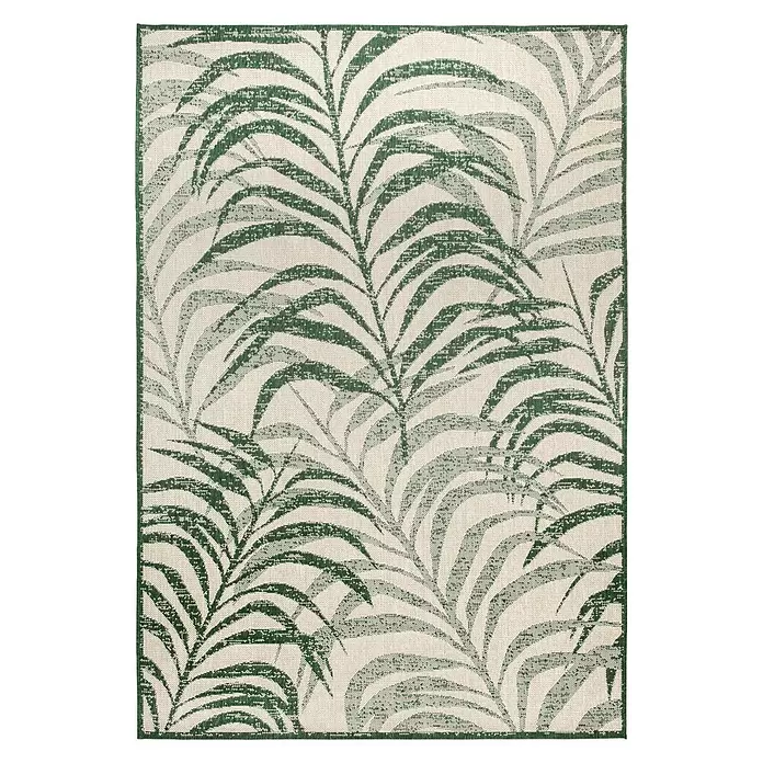 Outdoor-Teppich Arizona - Grün, 190 x 133 cm, 100 % Polypropylen - Ansicht von oben
