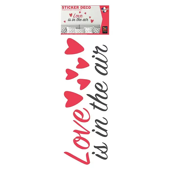 Adhesivos decorativos - Love, Rojo, 68 x 24 cm - Vista descendente