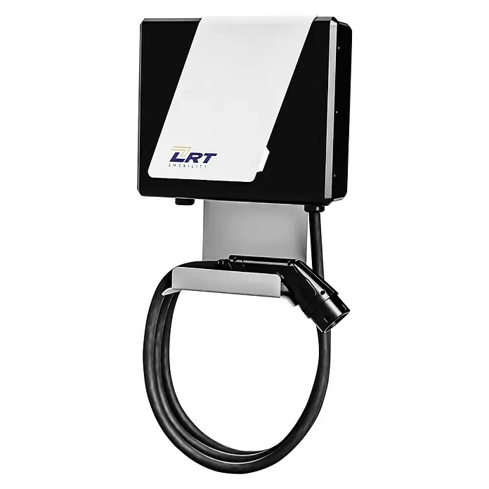 LRT E-Auto Ladestation Wallbox Home Essential + - 11 kW, 16 A - Diagonale Ansicht