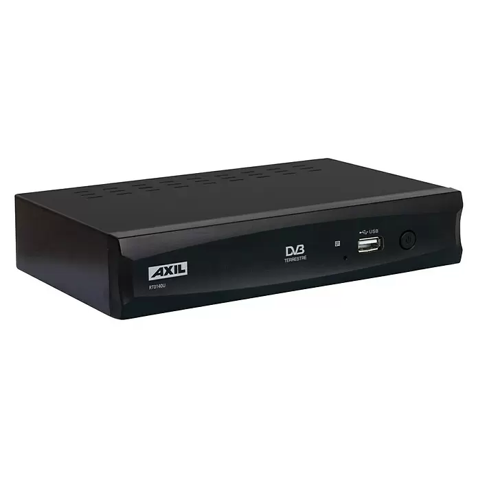 Receptor HD terrestre TDT - L x An x Al: 6,4 x 21,2 x 18,3 cm - Vista angular
