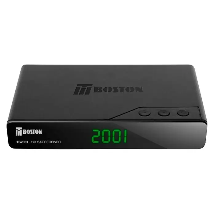 Receptor de satélite HDTV Boston - Resolución: 1.080 píxeles (Full HD), Negro - Vista frontal