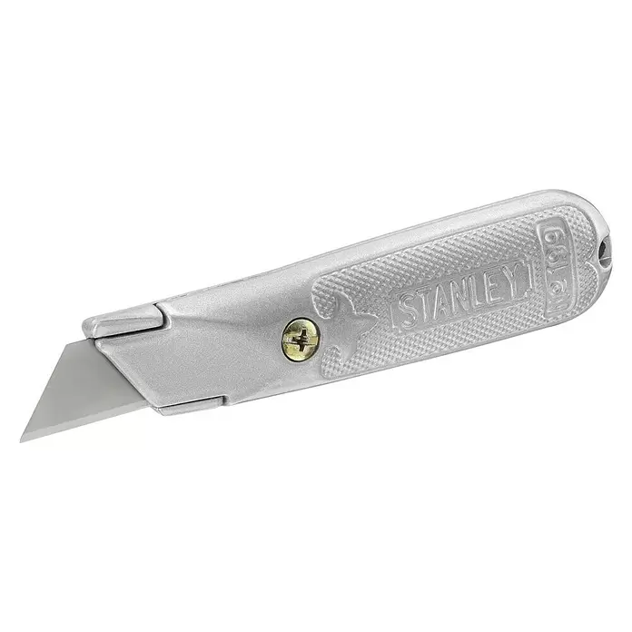 Stanley Universeel mes 2-10-199 - Zilver - Diagonaal zicht