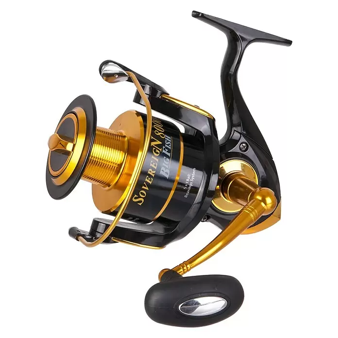 Westline Sovereign Grote vismolen Big Fish 8000 - Lijncapaciteit: 245 m/0,5 mm - Diagonaal zicht