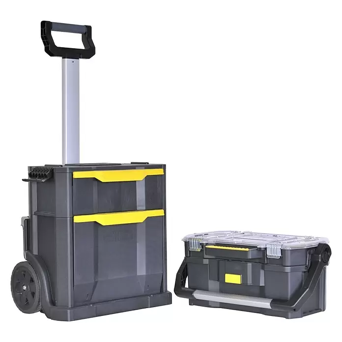 Stanley Gereedschapskoffer 2in1 STST1-79231 - b x d x h: 58 x 38 x 76 cm - Diagonaal zicht