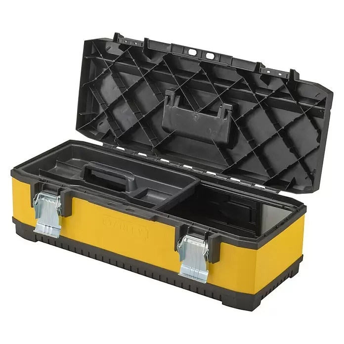 Stanley Gereedschapskoffer 1-95-614 MP 26“ - b x d x h: 66,2 x 29,3 x 22,2 cm, Metaal - Diagonaal zicht