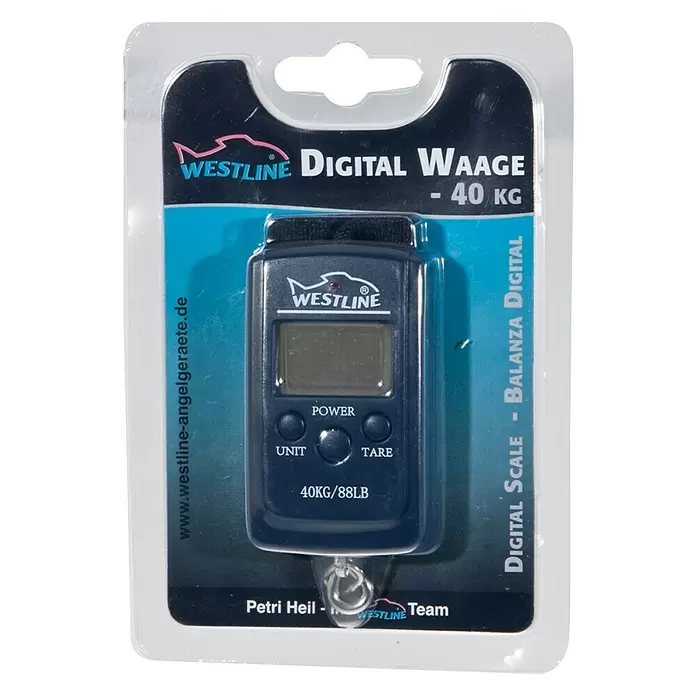 Westline Digitale Waage - Tragkraft: 40 kg - Ansicht von oben