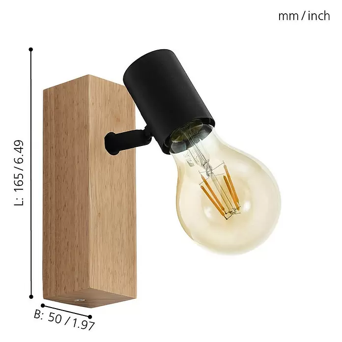 Eglo Townshend 3 LED-Wandleuchte - 10 W - Skizze