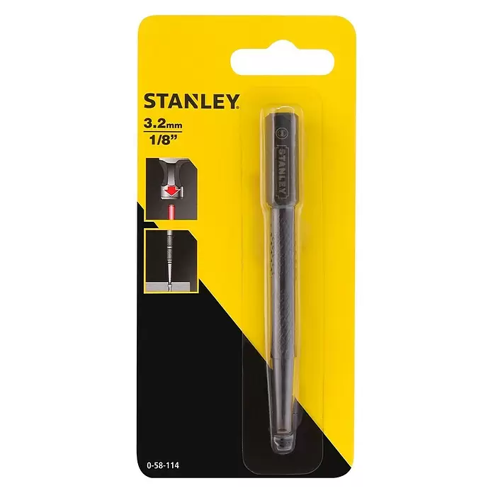 Stanley Drevel 0-58-114 - Diameter: 3,2 mm, Staal - Top-down weergave